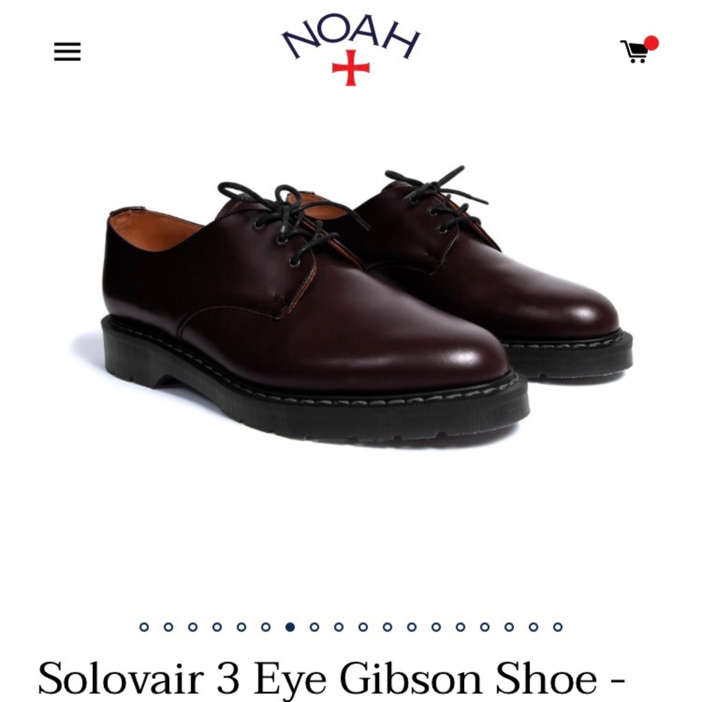 Noah - Solovair 3 Eye Gibson Shoe